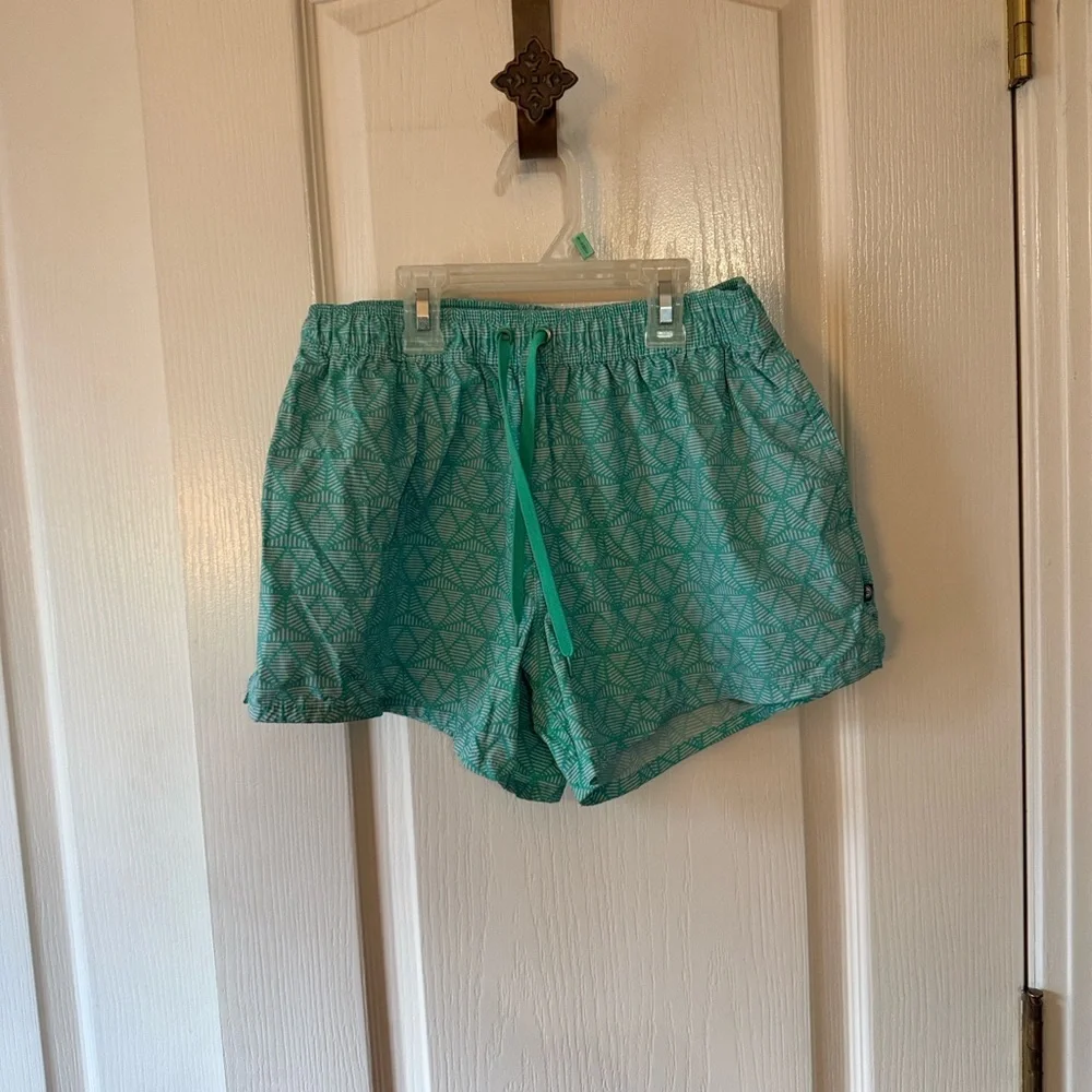 Lauren James Mint Leaf Print Shorts